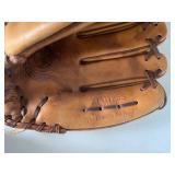 2 Leather baseball gloves