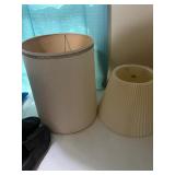 3 antique lamp shades