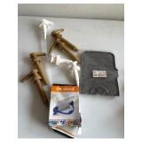 7 pumps, phone holder and kitchen sink cover