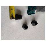 Square rubber protectors for chair legs