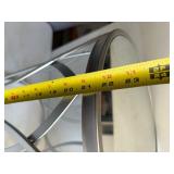 Mirrored top end table