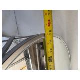 Mirrored top end table