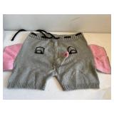 mens elephant Novelty shorts