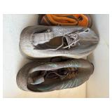 2 pair Nike, 3 pair swim shoes