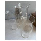 4 large decorative oil lamp tops