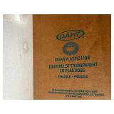 clear plastic lids, DArt brand