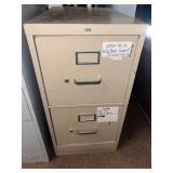 Hon 2-Drawer Metal Filing Cabinet - Retail: $45