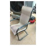 Mid-Century Metal Frame Woven Chair - Retail: $75