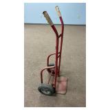 Classic Red Steel Hand Truck