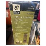 Style Selections 5-Piece Fireplace Tool Set with Stand