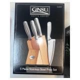 Ginsu Kotia Series 5-Piece Knife Set with Block