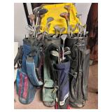 Mixed Golf Club Collection with Bags - Retail: $175