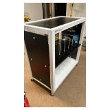 Bedgear Store Display Rack on Wheels(Take out dividers and have nice garage shelving) - Retail: $375