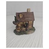 Decorative Cottage Figure with Bears