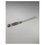 Rustic Wooden paddle Welcome Sign with Moose and Pine Trees