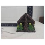 Rustic Log Cabin Night Light