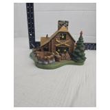 Woodland Log Cabin Decorative Figurine