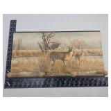 Rural Deer Scene Coat Rack