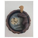 Forest Moon With Moose Wall Clock