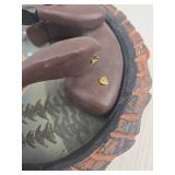 Forest Moon With Moose Wall Clock