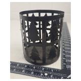 Pine Forest Metal Candle Holder