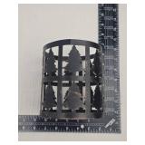 Pine Forest Metal Candle Holder