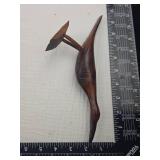 Hand-Carved Wooden Shore Bird Decoy