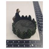 Moose Forest Pine Tree Decorative Candle Holder