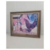 Rustic Farmhouse Rooster Print