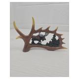 Moose Antler Forest Scene