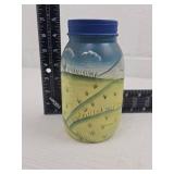Hand Painted Mountain Moose Mason Jar