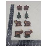 Rustic Woodland Scene knob Set