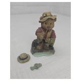 Fishing Bear Decorative Figurine