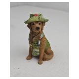 Decorative Golden Retriever Scout Figurine