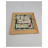 Decorative Fish and Lure Wall Art or Trivet