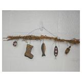 Folk Art Fishing Theme Branch Mobile