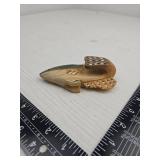 Hand-Carved Wooden Fish Decoy