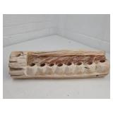 Natural Wood Specimen with Unique Bore Holes for candles maybe