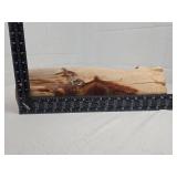 Natural Wood Specimen with Unique Bore Holes for candles maybe