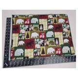 Woodland Creek Outdoor drying pad- Wildlife Cabin Print