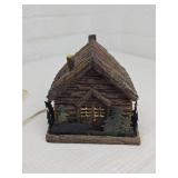Rustic Log Cabin Night Light