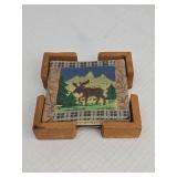 Woodland Animals Decorative Coaster Set