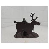 Metal Moose Candle Holder