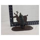 Metal Moose Candle Holder