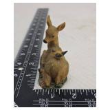 Decorative Fawn with Yellow Bird Figurine