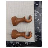 Wooden Wall Hook Set