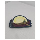 Decorative Moon and Log Wall Plaque