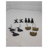 Decorative Wildlife Shower Curtain Hooks Set