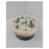 Decorative Winter Scene Storage Container
