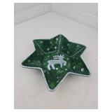 La Gioconda Italian Hand Painted Star Dish and platter